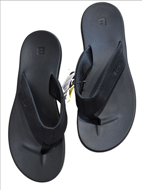 Bench Shoes - Bench Women's Comfort Flip Flops – Black (Size 9)